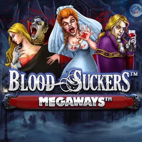 Blood Suckers Megaways online game logo by Red Tiger Gaming on gamblerinas.com