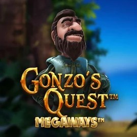 Gonzo's Quest Megaways logo by Red Tiger Gaming at Gamblerina Casino