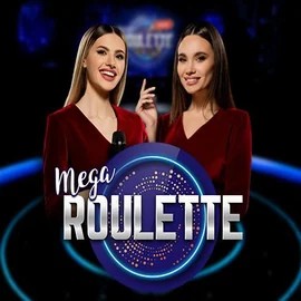 Mega Roulette logo – Live Casino by Pragmatic Play at Gamblerina Casino
