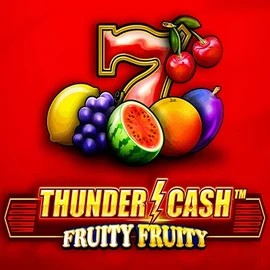 Thunder Cash Fruity Fruity logo by Novomatic at Gamblerina CasinoThunder Cash Fruity Fruity